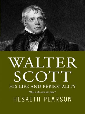 cover image of Walter Scott--His Life and Personality